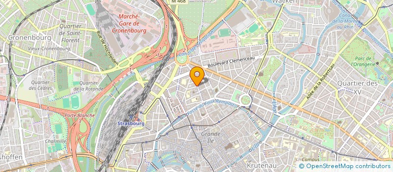 localisation de l'entreprise SCI EZER  STRASBOURG