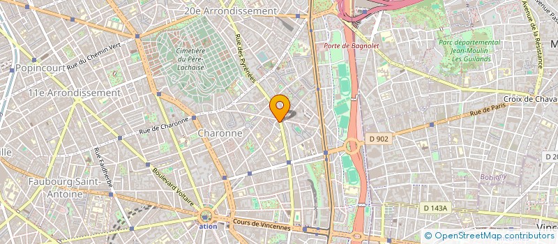 localisation de l'entreprise SCI EZF  PARIS