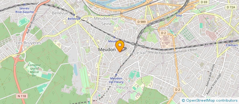 localisation de l'entreprise SCI EZPUITS à MEUDON