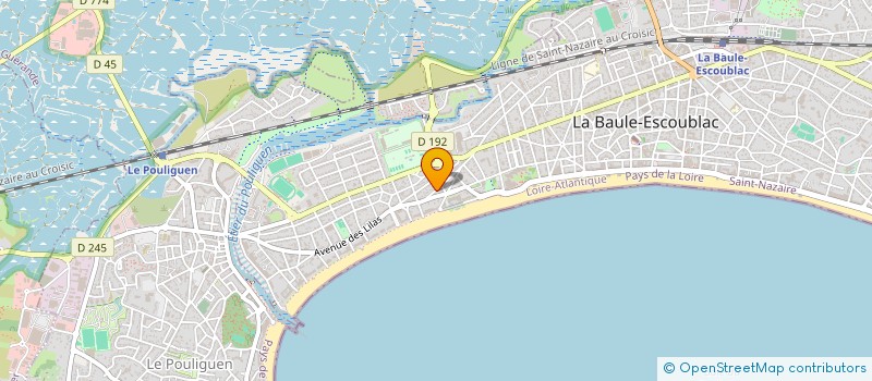 localisation de l'entreprise SCI EZRA  LA BAULE-ESCOUBLAC