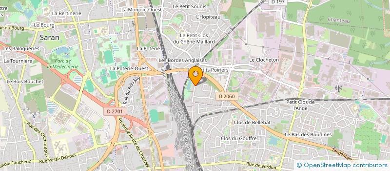 localisation de l'entreprise SCI EZTC  SARAN