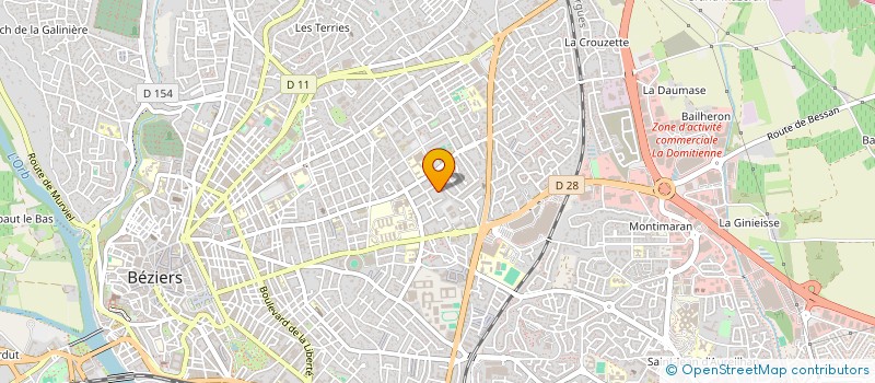 localisation de l'entreprise SCI EZZO à BEZIERS
