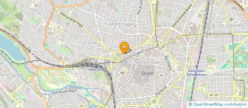 localisation de l'entreprise SCI F à DIJON