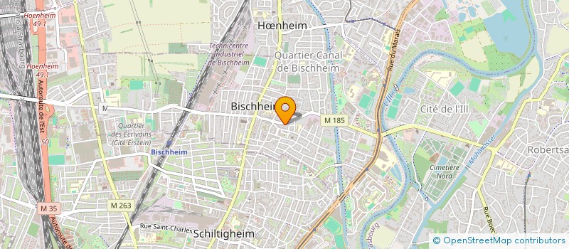 localisation de l'entreprise SCI F.A  BISCHHEIM