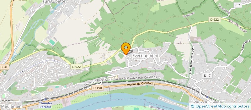 localisation de l'entreprise SCI F&A  EVECQUEMONT