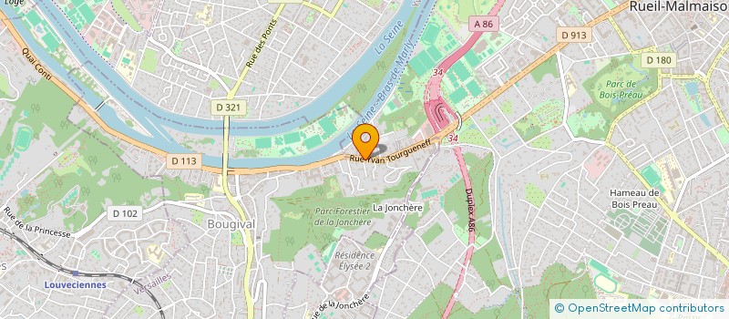 localisation de l'entreprise SCI F.A.A.INVESTISSEMENT  BOUGIVAL