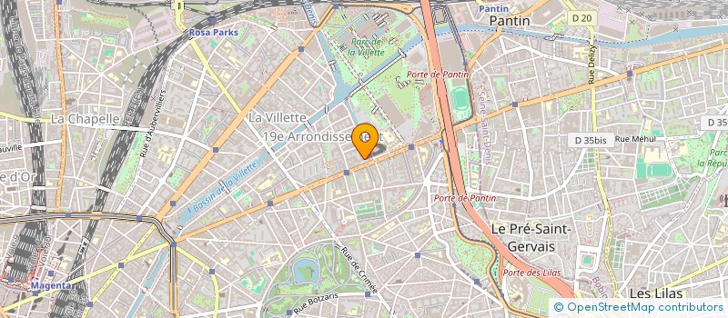 localisation de l'entreprise SCI F.A.B  PARIS