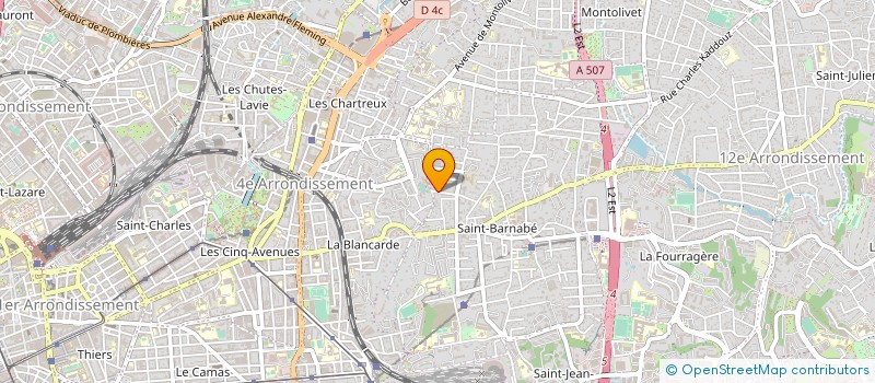 localisation de l'entreprise SCI F.A.B.A à MARSEILLE