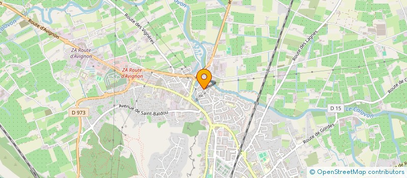 localisation de l'entreprise SCI F.A.C.  CAVAILLON