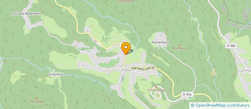 localisation de l'entreprise SCI F A F  DABO