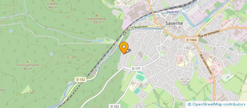 localisation de l'entreprise SCI F.A.G.S  SAVERNE