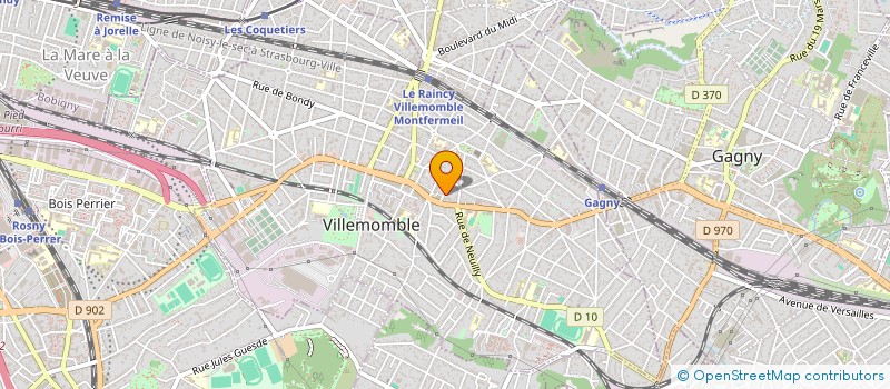 localisation de l'entreprise SCI F A M à VILLEMOMBLE