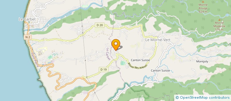 localisation de l'entreprise SCI F. A. M  MORNE VERT