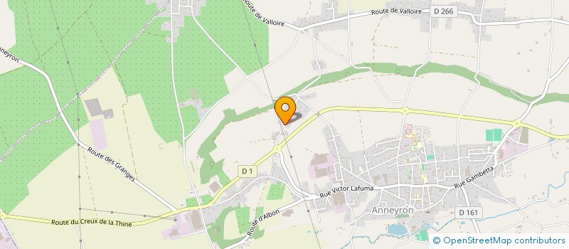 localisation de l'entreprise SCI F.A.M  ANNEYRON