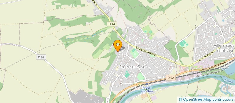 localisation de l'entreprise SCI F.A.M.  PRECY-SUR-OISE