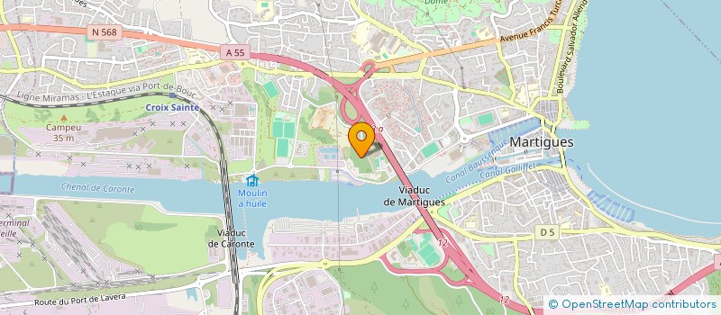 localisation de l'entreprise SCI F.A.M.D  MARTIGUES