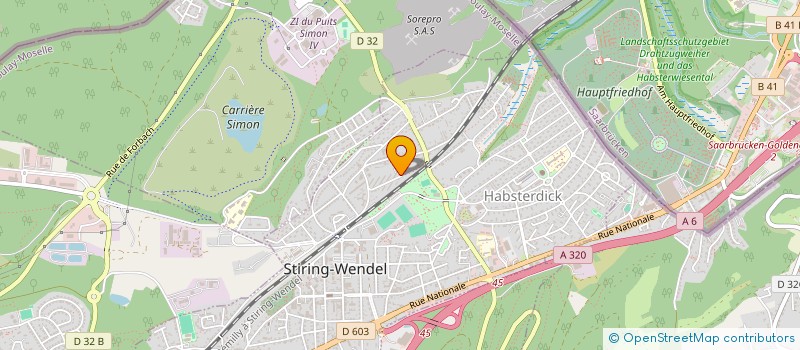 localisation de l'entreprise SCI F.A.N  STIRING-WENDEL