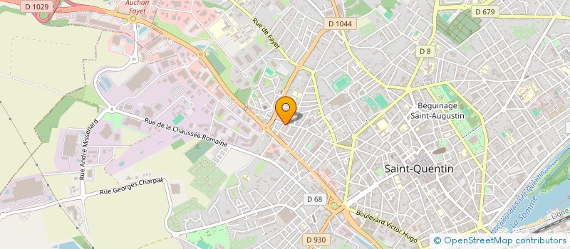 localisation de l'entreprise SCI F.A.P. à SAINT-QUENTIN
