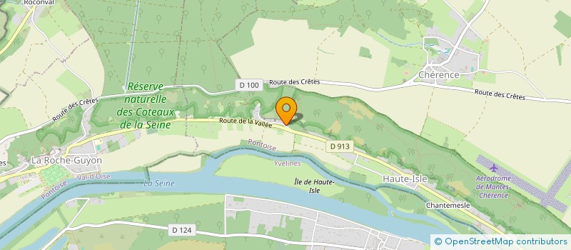 localisation de l'entreprise SCI F.A.S.  HAUTE-ISLE