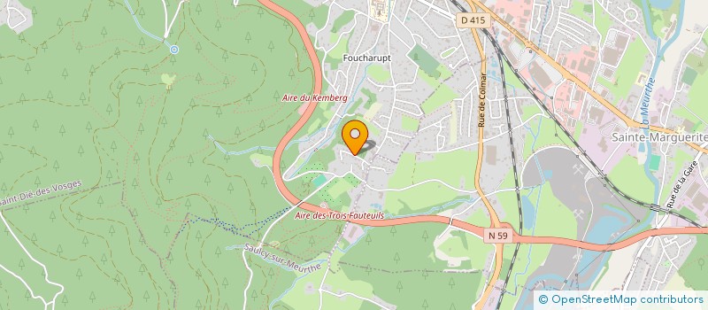 localisation de l'entreprise SCI F.A.S. à SAINT-DIE-DES-VOSGES