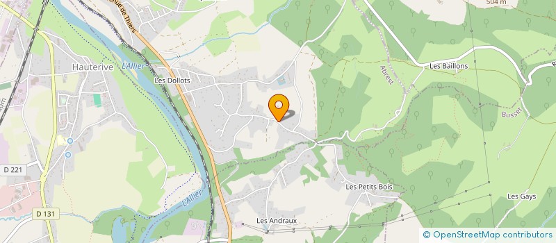 localisation de l'entreprise SCI F.A.V. MONNOT  ABREST