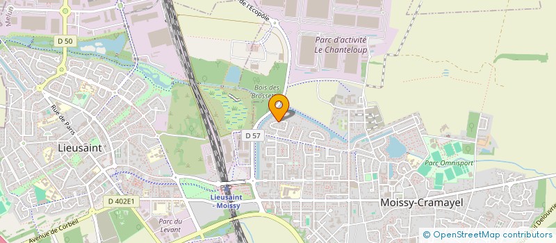 localisation de l'entreprise SCI F.ALE.Z à MOISSY-CRAMAYEL