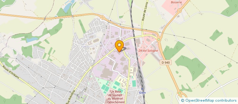 localisation de l'entreprise SCI F.B. à GIEN