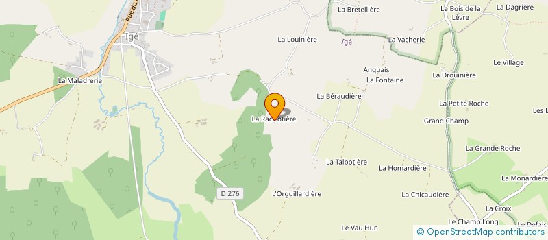 localisation de l'entreprise SCI F.B à IGE