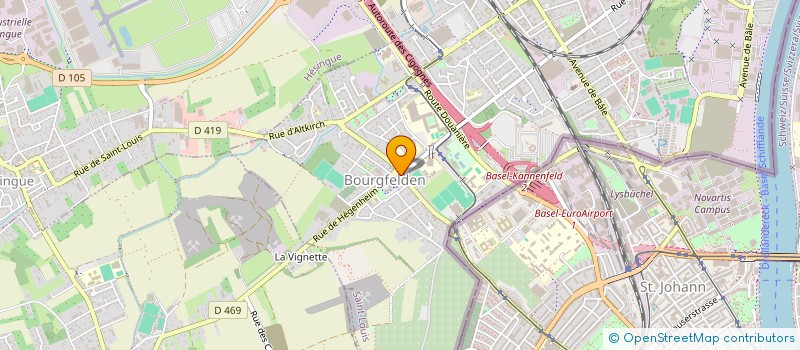 localisation de l'entreprise SCI F+B  SAINT-LOUIS