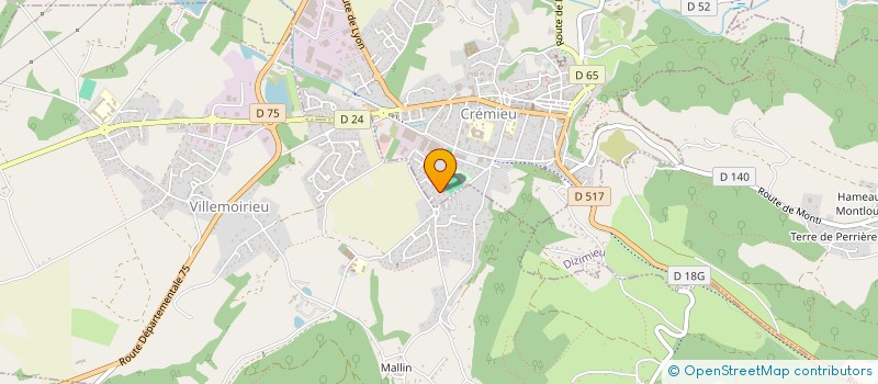 localisation de l'entreprise SCI F.B.I  CREMIEU