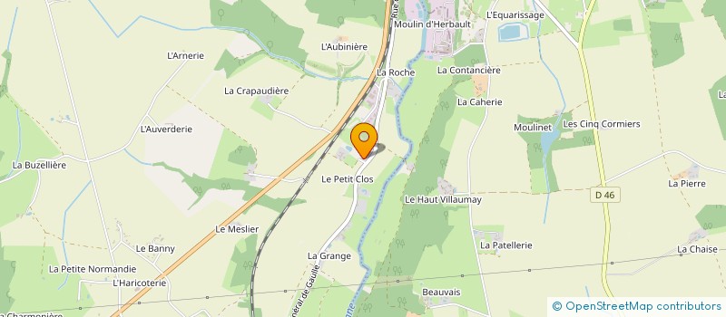 localisation de l'entreprise SCI F.B.J.V.S.  VILLEDOMER