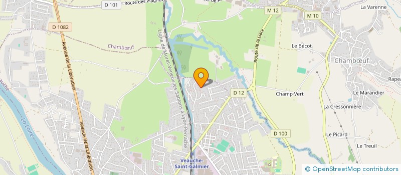 localisation de l'entreprise SCI F.B LOCATION  VEAUCHE