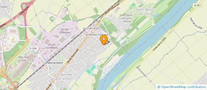 localisation de l'entreprise SCI F.B.M.  LA CHAUSSEE-SAINT-VICTOR