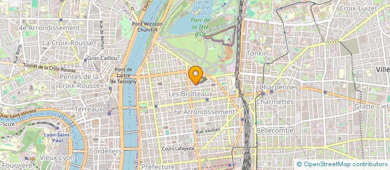 localisation de l'entreprise SCI F.B.X  LYON