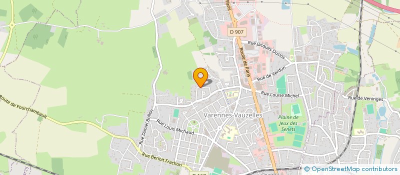 localisation de l'entreprise SCI F BERGAMASCHI  VARENNES-VAUZELLES