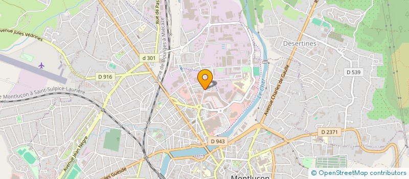 localisation de l'entreprise SCI F.C.A. à MONTLUCON
