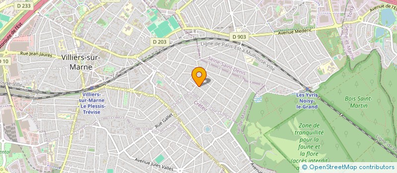 localisation de l'entreprise SCI F.C.C.D  VILLIERS-SUR-MARNE