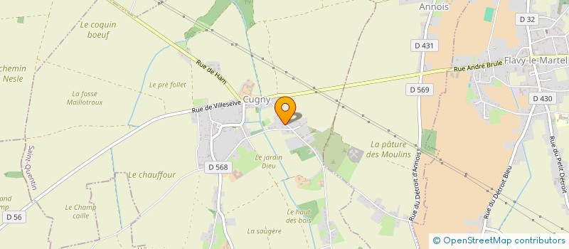 localisation de l'entreprise SCI F.C.D.  CUGNY