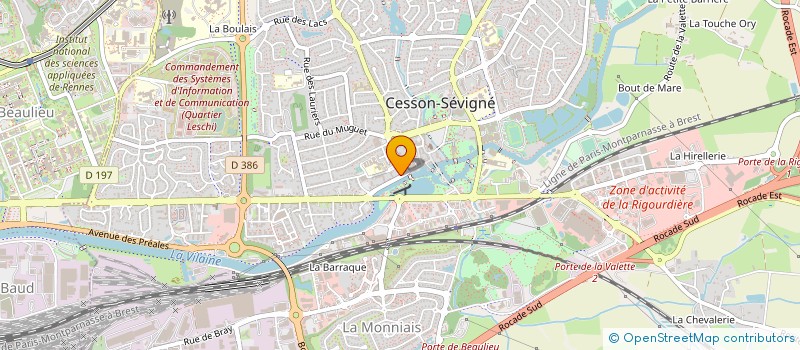 localisation de l'entreprise SCI F.C.G. à CESSON-SEVIGNE