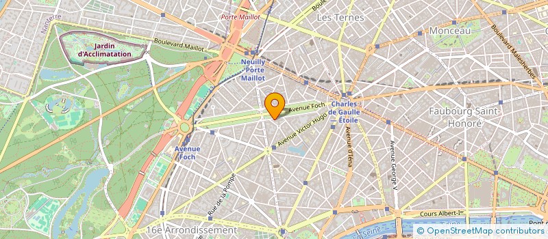 localisation de l'entreprise SCI F.C.H.  PARIS