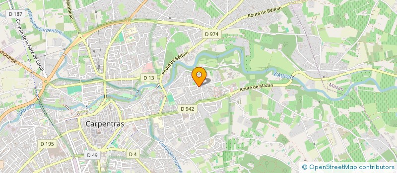 localisation de l'entreprise SCI F&C IMMO CARPENTRAS  CARPENTRAS