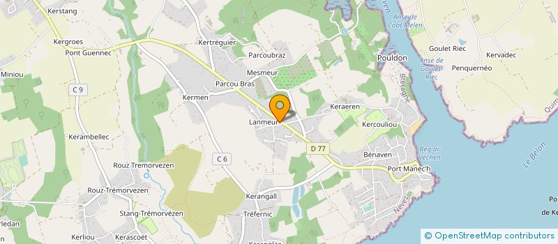 localisation de l'entreprise SCI F.C.J   C.B  NEVEZ