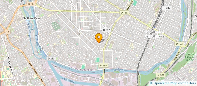 localisation de l'entreprise SCI  F.C.L à SAINT-MAUR-DES-FOSSES