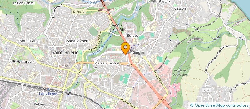 localisation de l'entreprise SCI F.C.L à SAINT-BRIEUC