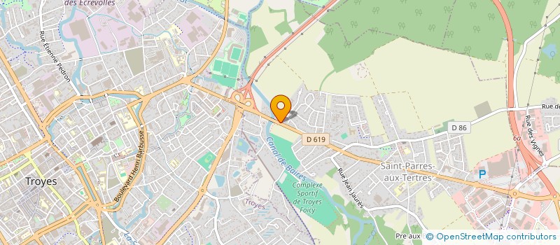 localisation de l'entreprise SCI  F.C.LE MARAIS  SAINT-PARRES-AUX-TERTRES