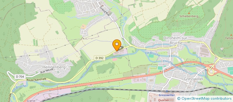 localisation de l'entreprise SCI F.C.M.J.P.  DINSHEIM-SUR-BRUCHE