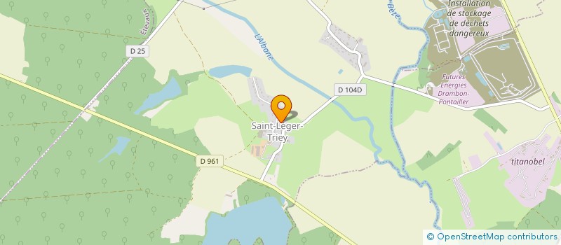 localisation de l'entreprise SCI F.C.S 21  SAINT-LEGER-TRIEY