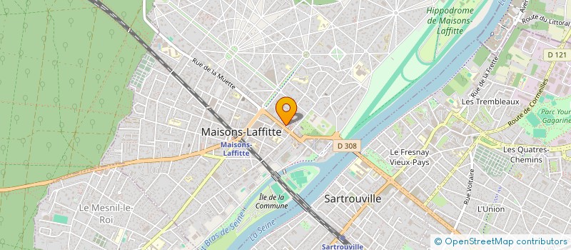 localisation de l'entreprise SCI F.C.S.H.  LE MESNIL-LE-ROI