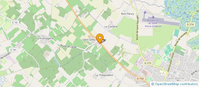 localisation de l'entreprise SCI F.D  SAINT-PIERRE-D OLERON