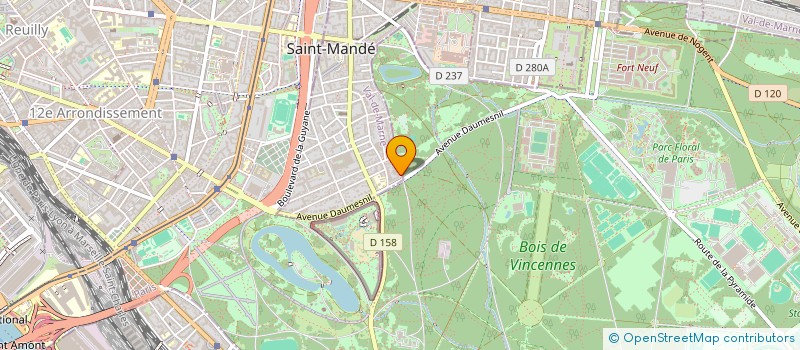 localisation de l'entreprise SCI F.D à SAINT-MANDE